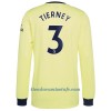 Camiseta de fútbol Manga Larga Arsenal Kieran Tierney 3 Segunda Equipación 2021/22 - Hombre